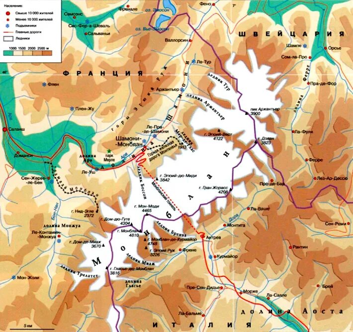 Альпы гора Монблан на карте. Горы Альпы г. Монблан на карте. Альпы гора Монблан физическая карта. Гора Монблан на контурной карте.