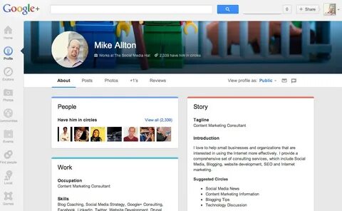 Google profile