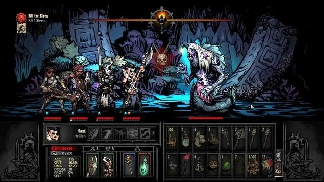 Dark siren игра. Боссы Darkest Dungeon 1. Darkest Dungeon Cove. Darkest Dungeon Siren Mod. Сирена даркест данжен.