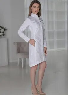 Халат с длинным рукавом