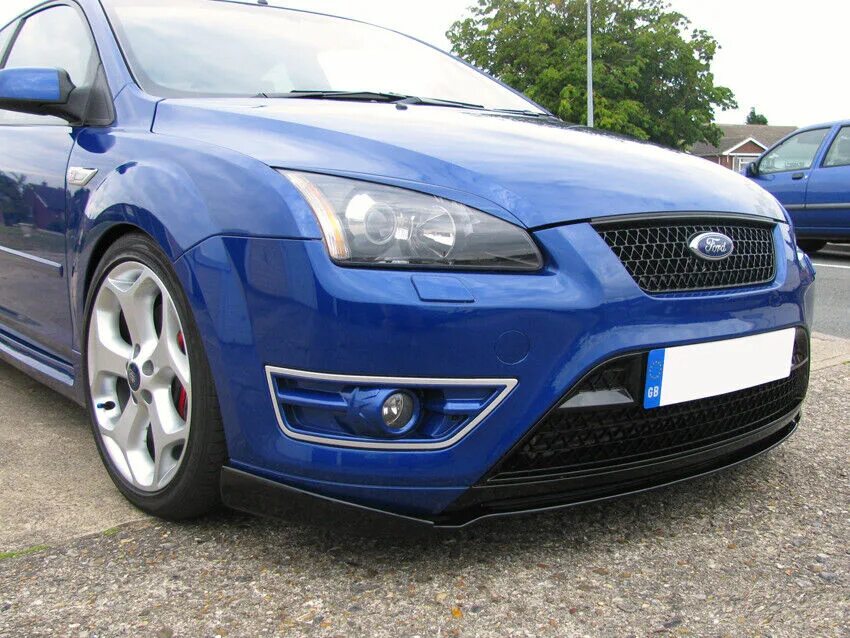 Бампер форд фокус 2 дорестайлинг купить. Ford Focus 2 St Front Splitter. Ford Focus 2 St дорестайлинг. Ford Focus 2 бампер St сплитер. Губа сплиттер Focus 2.