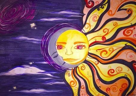 Sun and moon
