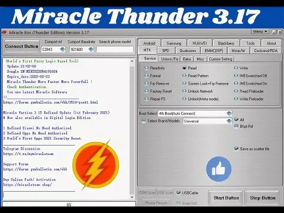 Miracle thunder как сделать копию прошивки. Miracle thunder как сделать копию прошивки