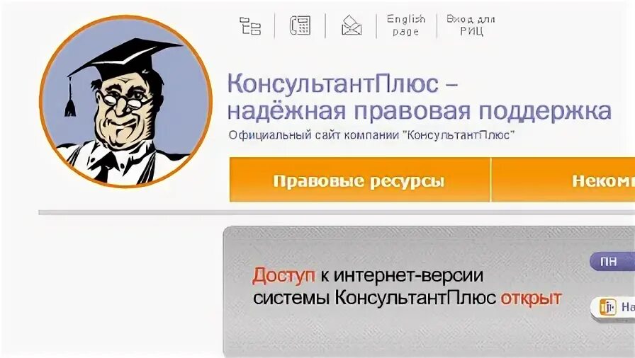 Консультант плюс основная информация