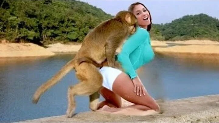 Девка зоофилия. Девушка и обезьяна. Озабоченные животные и люди. Женщина совокупляется с шимпанзе.