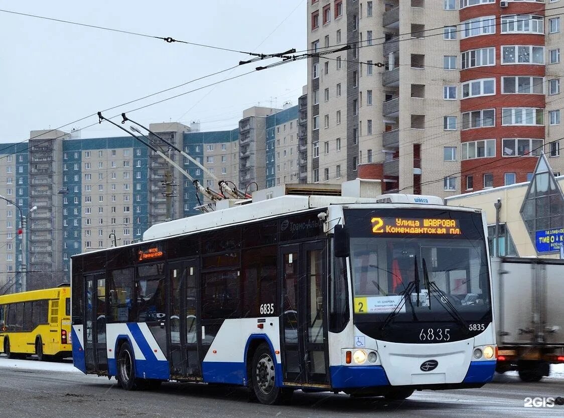 Троллейбусный парк 2 Санкт-Петербург. Троллейбус Комендантский проспект. Троллейбус Тролза Мегаполис Санкт-Петербург. 2 Троллейбус Комендантский пр. Троллейбус 2 гис