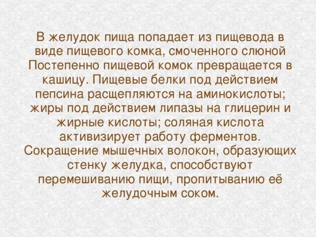 Здесь пища смачивается слюной которая выделяется. Пищевой комок желудка называется. Из пищевода комок пищи попадает в. Из желудка пищевая кашица поступает в. Как пищевой комок попадает в желудок.