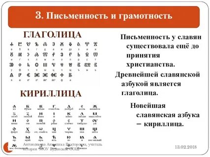 Письменность славян