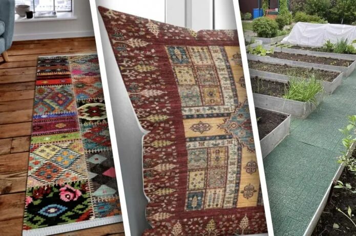 Что можно сделать из старого коврика Ivory 5' 3 x 7' 7 Hand Knotted Collectible Rug Manualidades, Gallo punto de cruz
