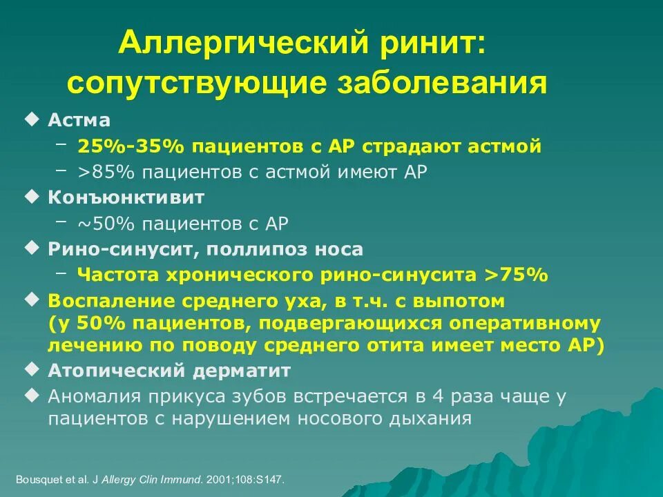 Аллергический ринит у детей отзывы