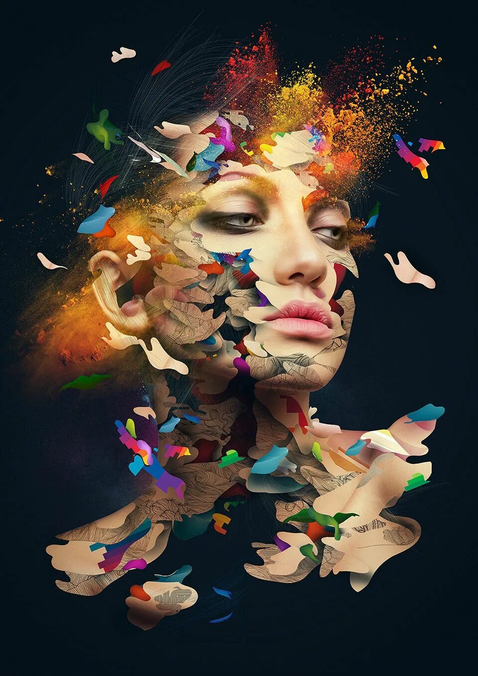 Creating face