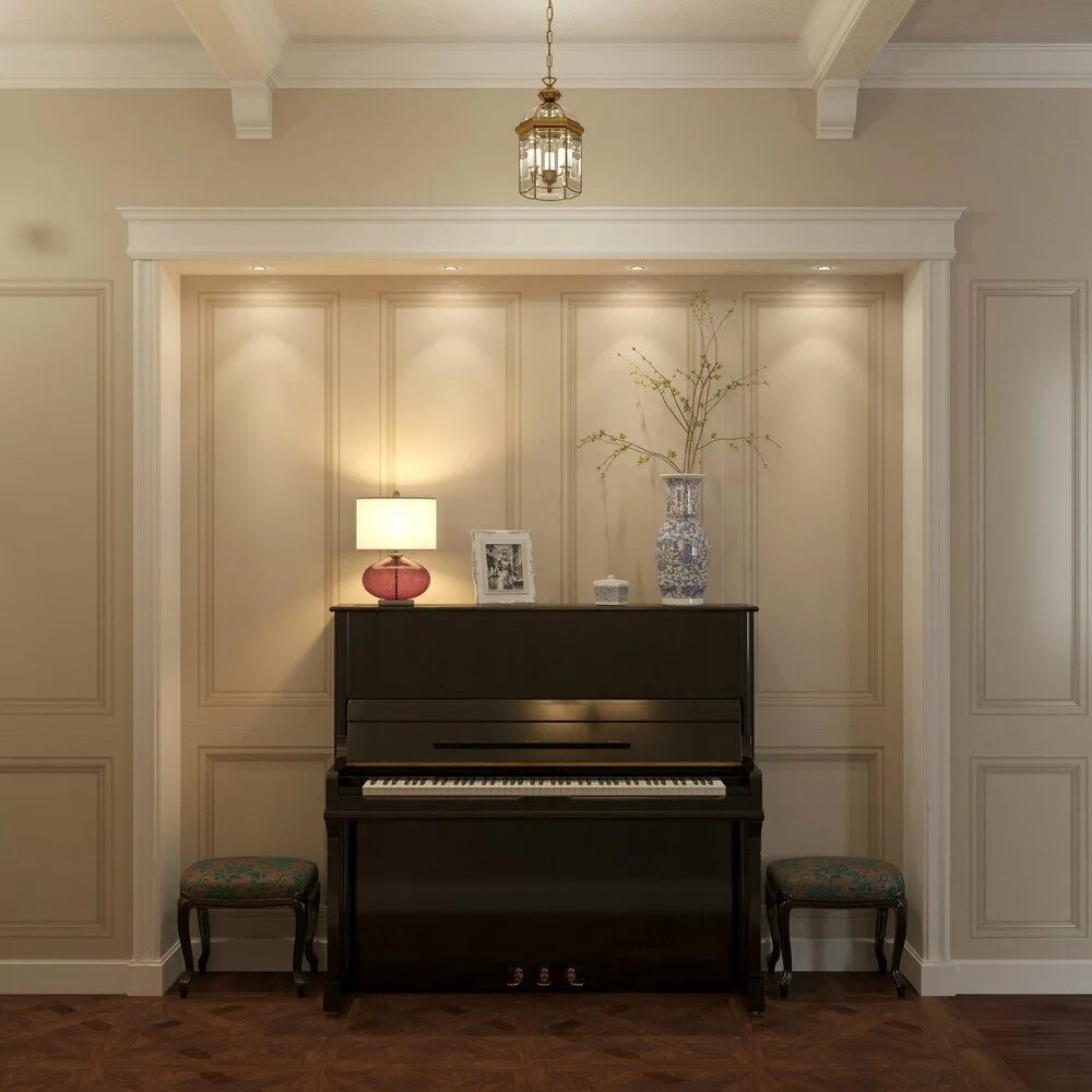 Image result for upright piano interior design ideas in small home Piano room de