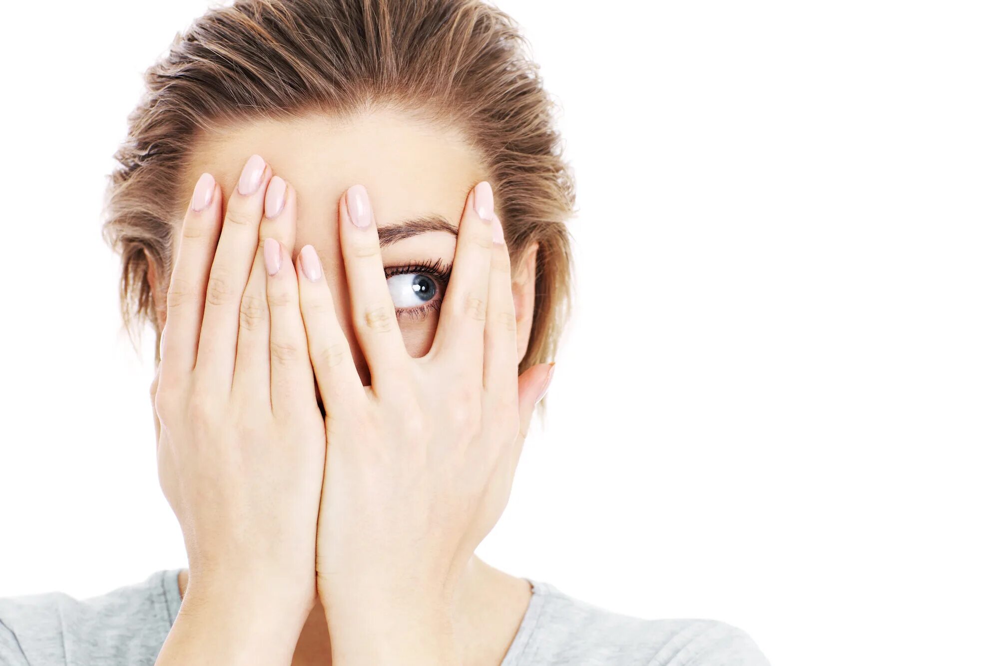 Covering my eyes