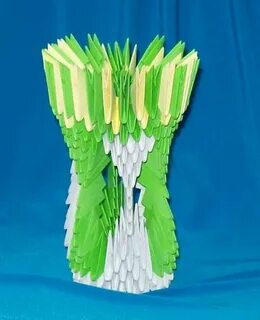 Модульное оригами ваза