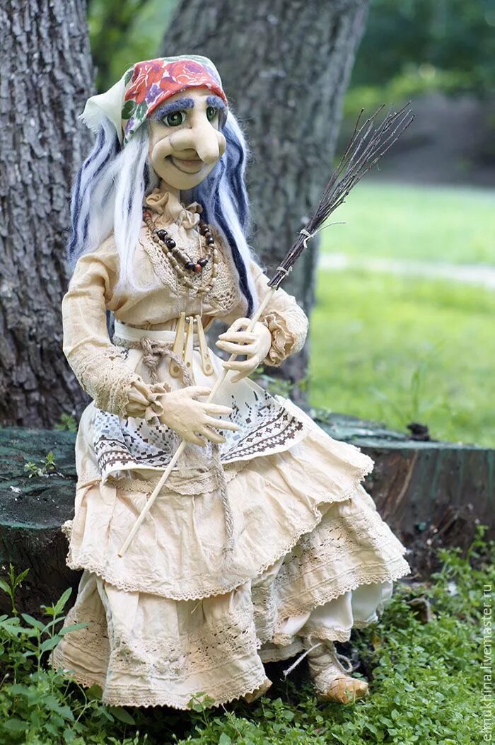 Купить куклу баба. Текстильная кукла баба Яга. Кукла баба Яга Baba Yaga. Кукла баба Яга ведьма.
