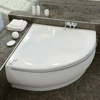 Ванна угловая металл