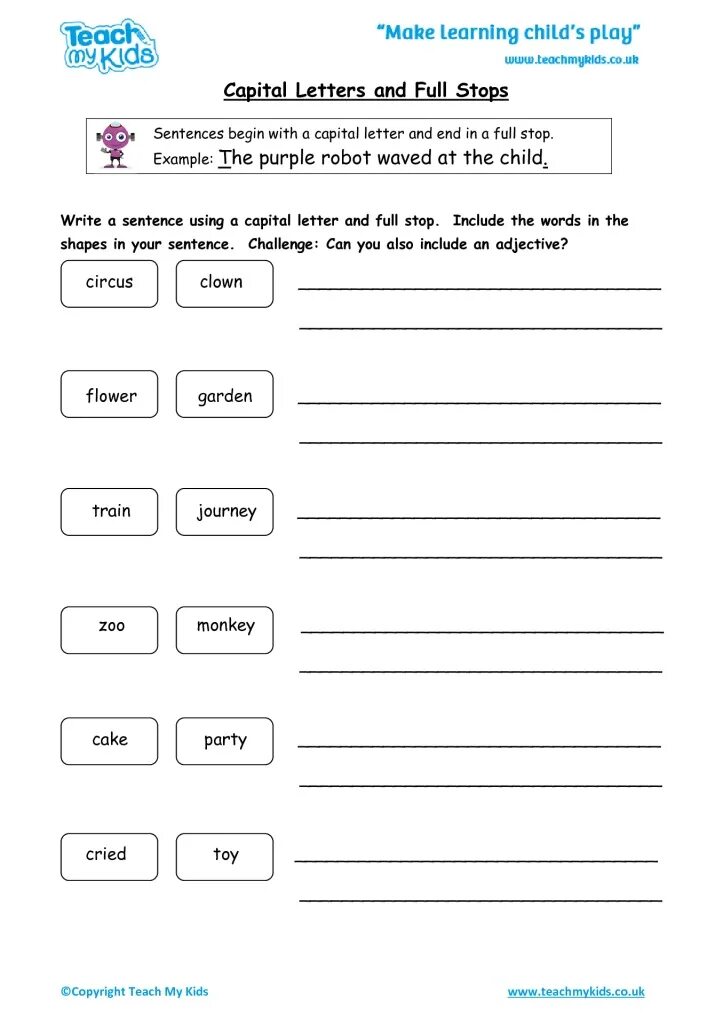 Write the sentences with capital letters. Using capital letters worksheet. Capital letters упражнения. Spelling. Worksheet circle capital letter and full stop.