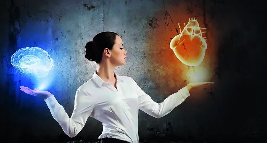 Ум или сердце. Сердце борется с рассудком. Эмоциональный интеллект мозг и сердце. Сердце и разум. Сердце и разум.