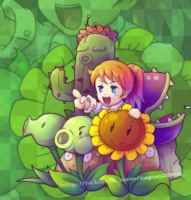 PVZ растения Art.