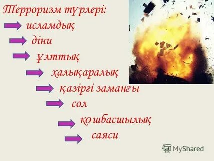 Терроризм дегеніміз не