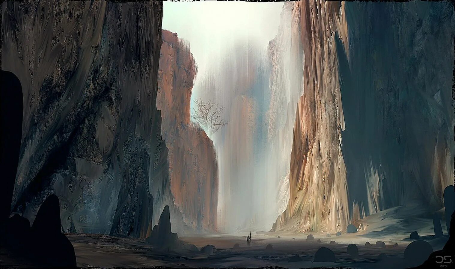 Горное ущелье арт фэнтези. Мауна кеа гора высота. Три вершины лаваредо. Пещера грот дю лазарет. Горы под землей.