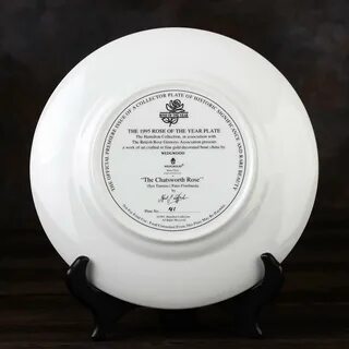 Тарелка винтажная декоративная настенная Фарфор Англия Розы Цветы Веджвуд W...