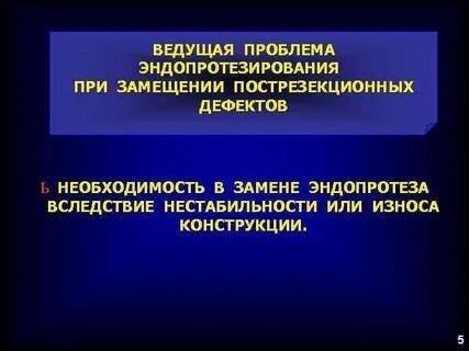 Ведущая проблемы