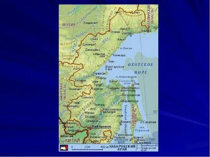 Географическое положение хабаровска