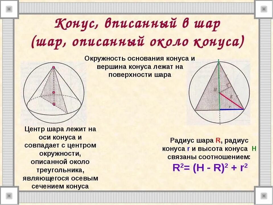 В шар вписан конус основания 10. Конус и шар. (Вписанный и описанный шар вокруг конуса). Окружность основания конуса. Шар описанный около конуса. Центр описан шара вокруг конуса.