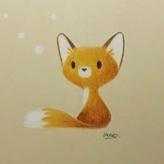 Милые рисунки лисят