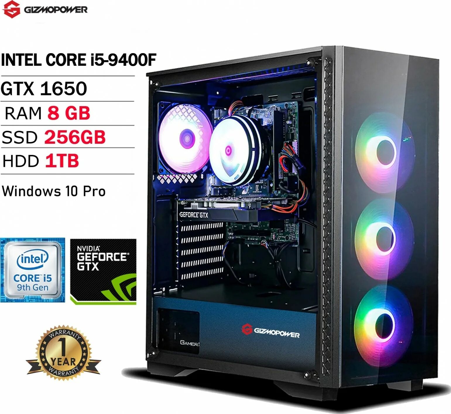 Intel i5 9400f gtx 1660. I5 9400f. gizmopowered.