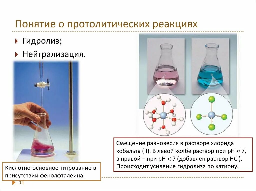 Типы протолитических реакций примеры. Роль протолитических реакций в биохимических процессах. Понятие о протолитическом равновесии. Типы протолитических реакций: нейтрализации.
