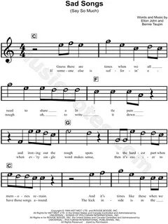 Sad songs элтон джон