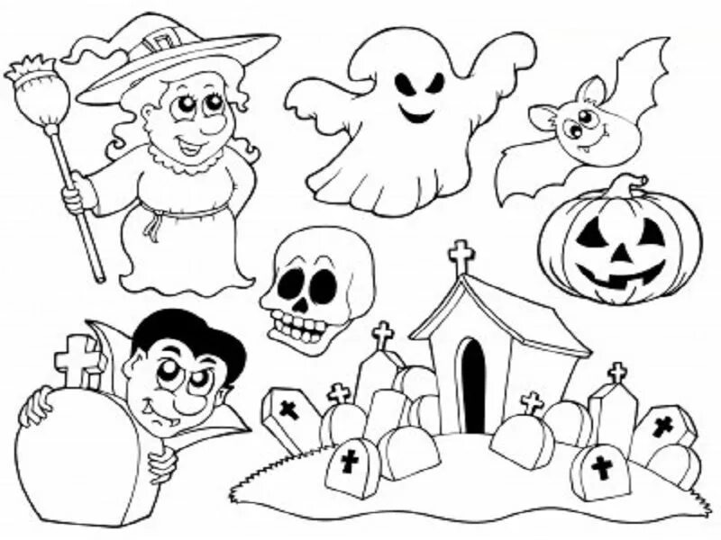 What colours are associated with halloween