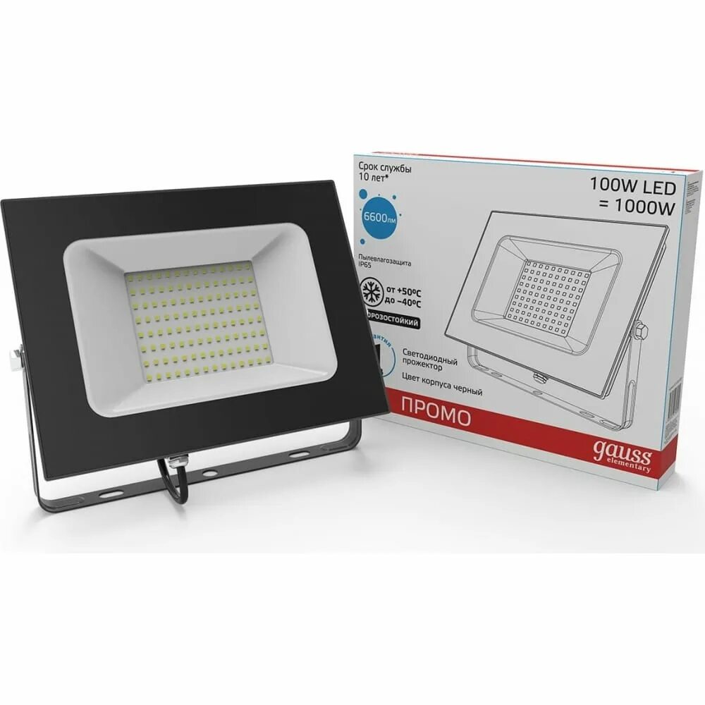 Прожектор светодиодный до-100 lg175-100w lumen 6500k 7000лм ip65. Gauss 24w 4000k 200-220v ip65 led. Gauss прожектор 100. Прожектор gauss qplus 400вт 48000lm 6500k 100-240в ip65 графитовый led 1/1 690511400. Прожектор до 100вт led ip65 6500к 9500лм elementary gauss.