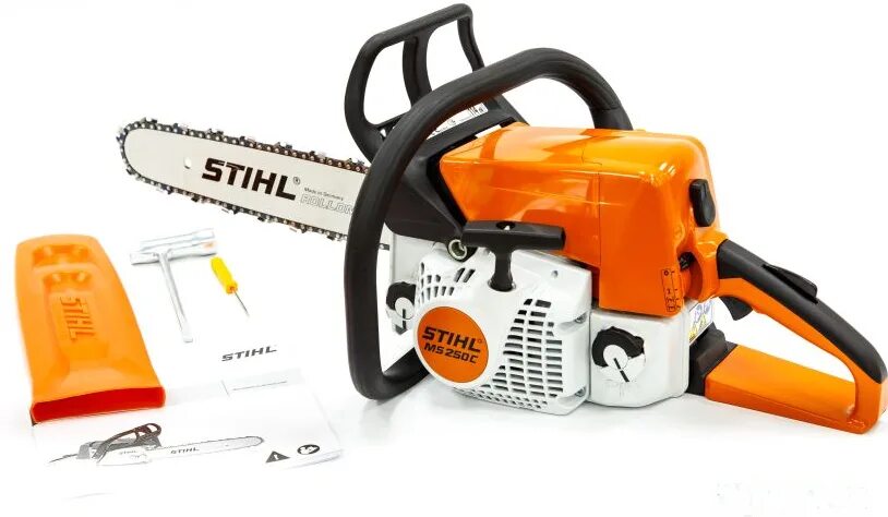 Бензопила Stihl MS 250. Бензопила Stihl MS 250 16". Бензопила Stihl ms250 (2,3квт,16"=40см.,55зв.,1,3). Бензопила MS 250 (2,3 КВТ, 40 см).