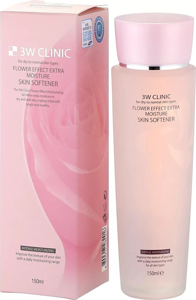 3w интенсивно увлажняющий тоник "Flower Effect Extra Moisture Skin Softner. Flower Effect Extra Moisturizing тонер и эмульсия. 3w Clinic Flower Effect Extra Moisturizing Emulsion эмульсия для лица. 3w Clinic тонер с розой.