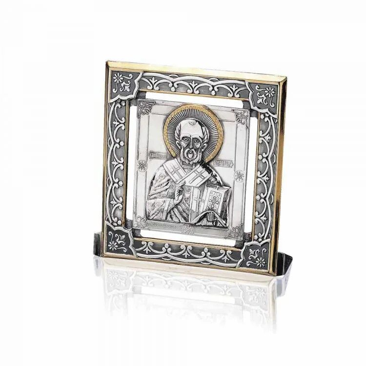 Иконы из серебра и золота. Серебряные иконы. Серебряные иконы. Икона 930866и1. Венчальный складень спаситель казанская икона божией матери.