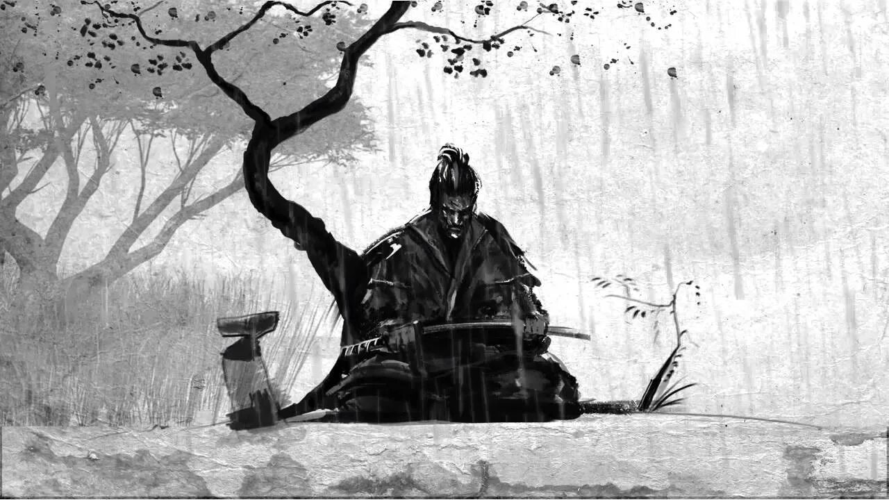 Уставшие боги. Bushido путь воина Самурай. Японский Самурай медитирует. Самурай медитирует арт. Самурай сидит.