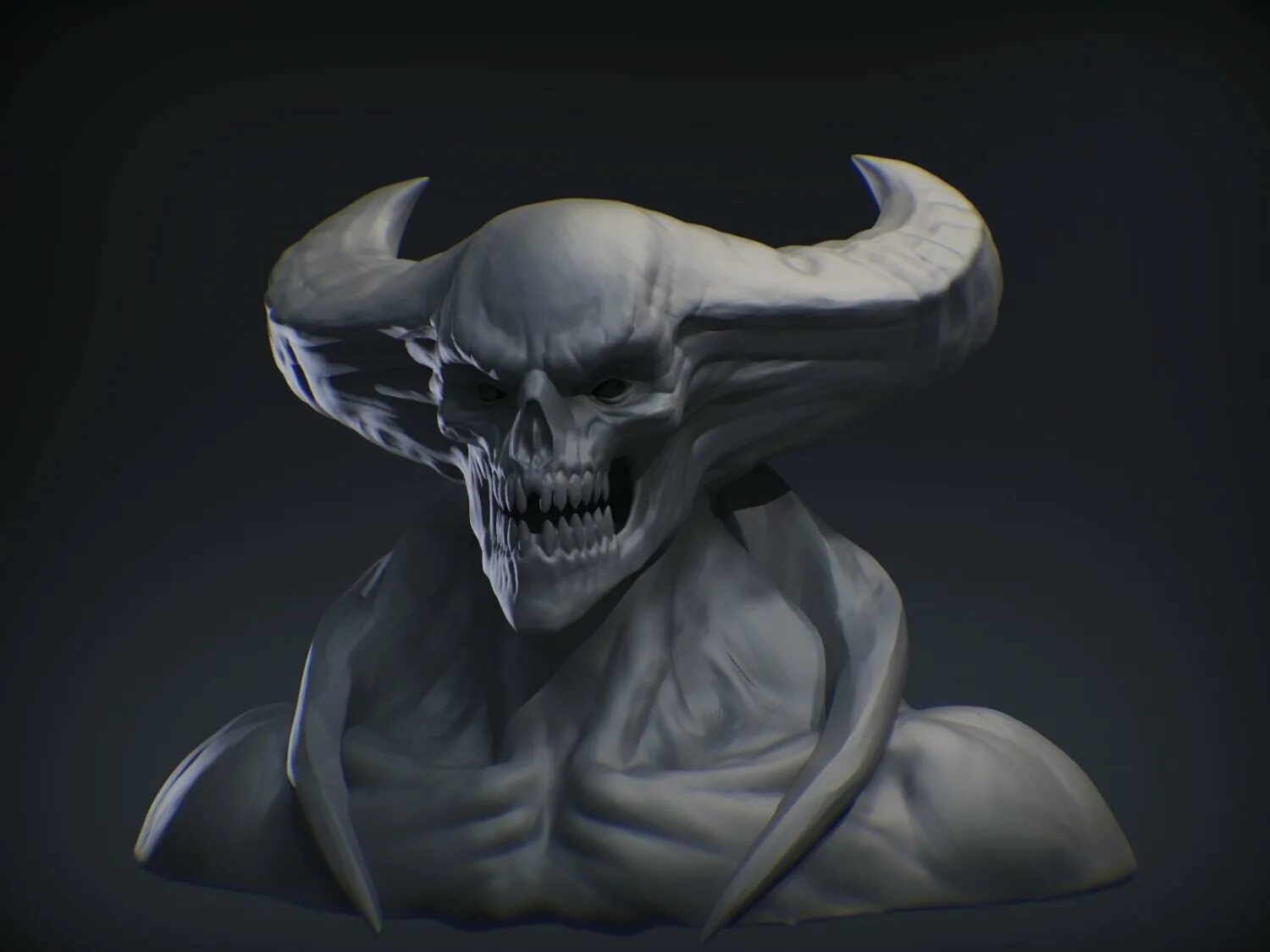 3d модель монстр. Моделька чудовища.
