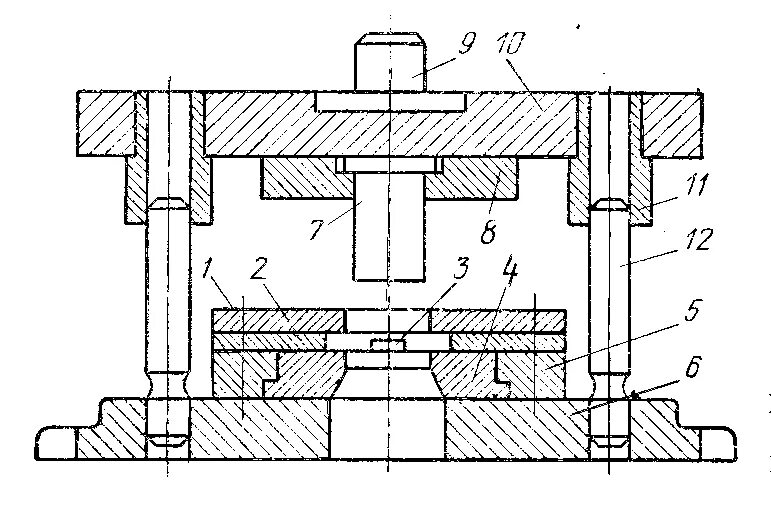 Штамповка отверстий. Пуансон и матрица схема. Матрица и пуансон для штамповки. Детали штампа матрица пуансон. Чертеж матрица пуансон для штамповки.