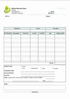 Billing invoice