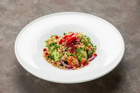 Салаты с грецкими орехами с овощами