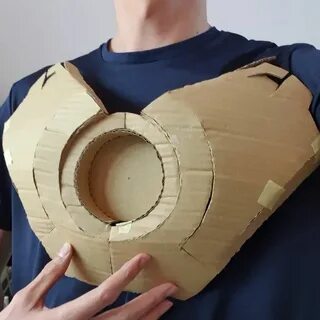 Как сделать костюм железного человека из картона