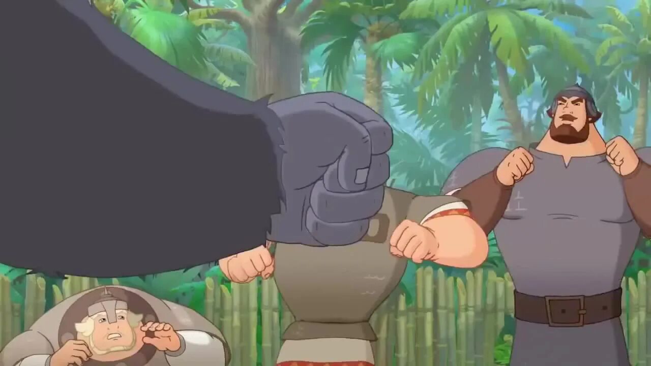 Гамуму три богатыря на дальних берегах. Гамуму три богатыря. Мультик 3 богатыря на дальних берегах. Три богатыря мультфильм 2012. Обезьяна из богатырей.