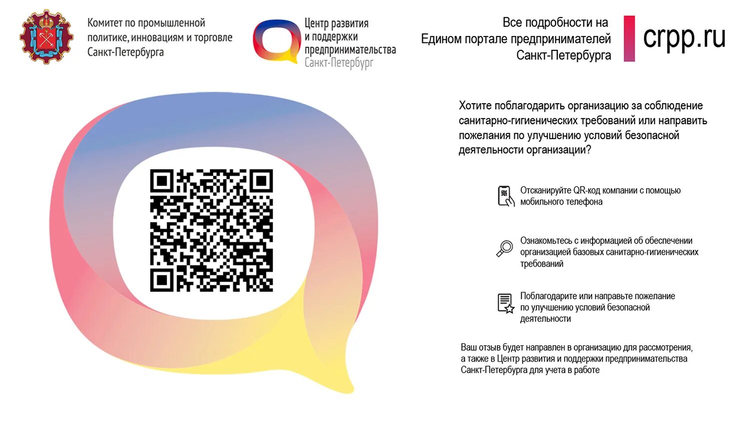 Предъявите QR код. QR код Роспотребнадзора. QR код СПБ. QR код учреждения табличка.