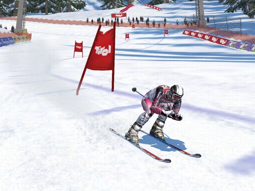 Ski_Racing_2005_featuring_Hermann_Maier. Горнолыжная игра. Игры на лыжах. Игра про горные лыжи.
