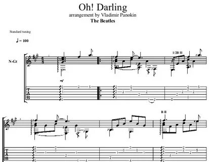 Oh my darling перевод