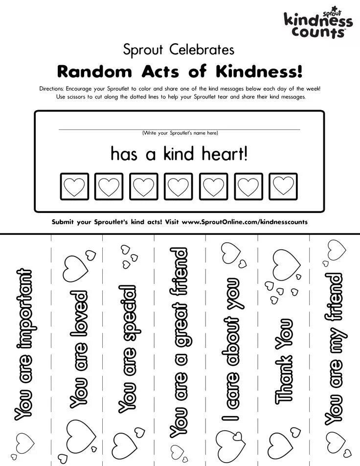 The week of kindness has just started. Random acts of kindness. kindness coloring activity. colors of kindness. random activities.