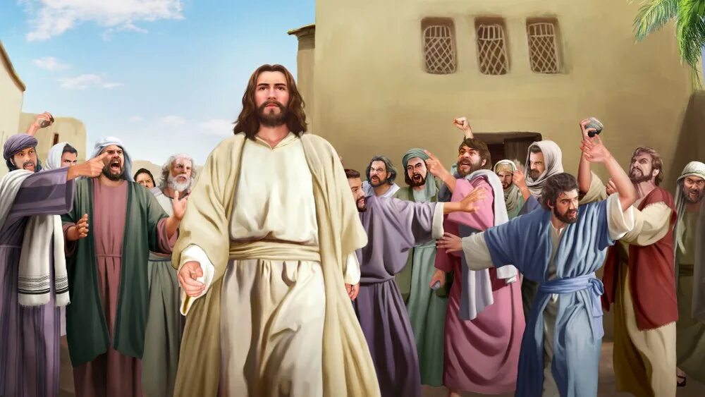 Какого цвета иисус христос. Jesus met rejection at nazareth. всемогущий иисус христос. иисус зовет. иисус странник.